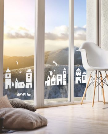 Gecko in the box X-Mas village