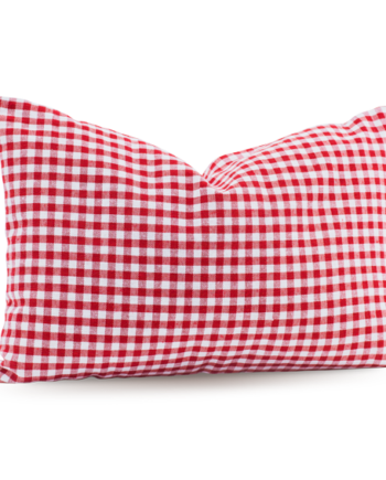 ZirbenKissen «Karo» 30×20 cm - Karo rot