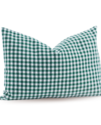 ZirbenKissen «Karo» 30×20 cm - Karo grün